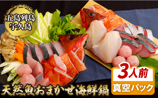 五島列島天然魚おまかせ海鮮鍋セット(約3人前)